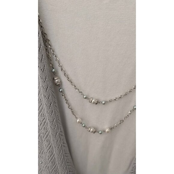 Alfred Dunner Medium Silver Sweater - Picture 2 of 5